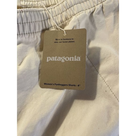 Patagonia Women's Funhoggers Shorts 4" NWT Size XL (Undyed Natural) #57160 - Picture 3 of 5